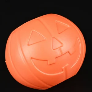 Halloween LED Pumpkin Bucket for Kids - Light-Up Portable Candy Container for Trick-or-Treating & Party Decoration